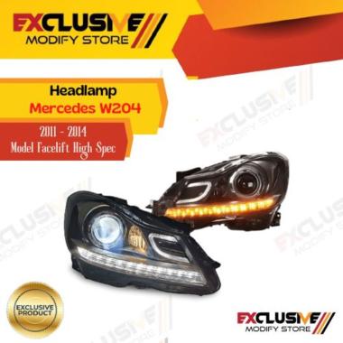 HEAD LAMP MERCEDES W204 (2011-2014) C180 C200 C260 C63 FACELIFT
