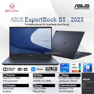 ASUS EXPERTBOOK B5 B5602 i7-1260P 16GB RAM 1TB SSD IRIS XE 16" FHD+
