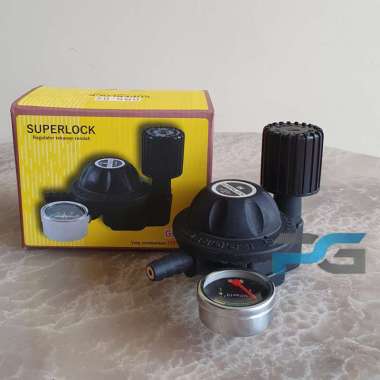 Regulator SUPERLOCK / Regulator Gas LPG Gascomp Meter GRS - 02