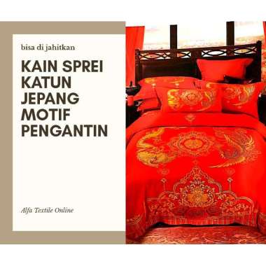 Kain Katun Jepang Motif Pengantin