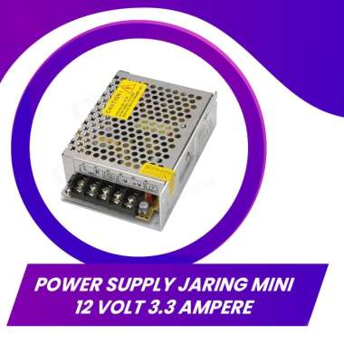 POWER SUPPLY JARING MINI 12 VOLT 3.3 AMPERE
