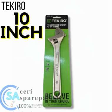 TEKIRO ORIGINAL 10IN KUNCI INGGRIS BAGO INGRIS WRENCH 10 INCH 10"