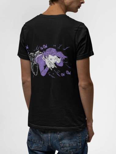 Baju Pria | Kaos Anime | Jojo's Bizarre Adventure | 2 | Belakang S