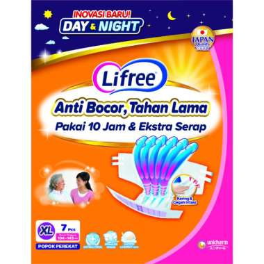 Lifree Popok Dewasa Perekat - Ukuran M, L, XL L 7