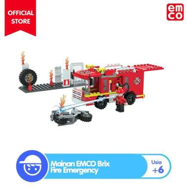Mainan EMCO Brix Fireman Series Fire Emergency