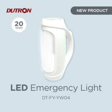 Lampu Senter LED Emergency DUTRON / Lampu Darurat Portable DT-FY-YW04 Putih