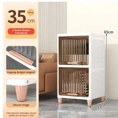 Lemari Susun Plastik Loker Plasti 2 Susun