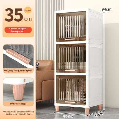 Lemari Susun Plastik Loker Plasti 3 Susun