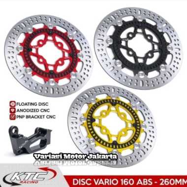Disc Piringan Cakram Depan KTC Vario 160 ABS 260 MM RED
