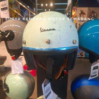 Helm Vespa Heritage Aqua original