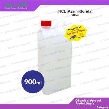 no brand HCL 32% Cairan Pembersih Kerak Keramik Kamar Mandi isi 900ml