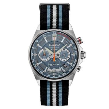 Seiko SSB409P1 Chronograph Watch - Jam Tangan Pria Stainless Steel 42.5mm Hitam dengan Fungsi Chronograph dan Tachymeter