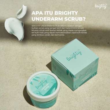 BRIGHTY Glowing Underarm x Underarm Scrub (LIMITED PACKAGE) Paket Pemutih Ketiak Ketek Terbaik Alami