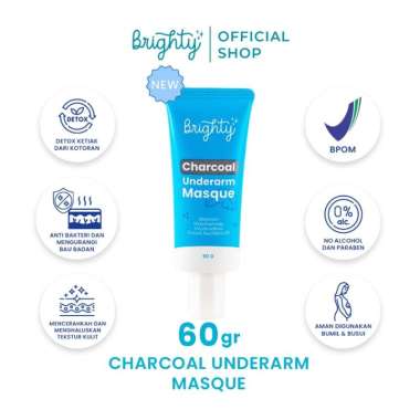 BRIGHTY Glowing Underarm x Underarm Scrub (LIMITED PACKAGE) Paket Pemutih Ketiak Ketek Terbaik Alami