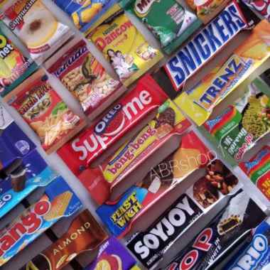 Gantungan Kunci Motif Snack - Gantungan Kunci Ciki - Gantungan Kunci Random Magnet Kulkas