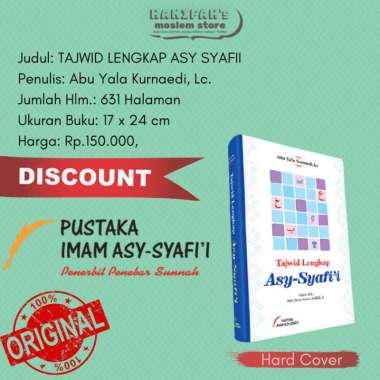 Tajwid Lengkap Asy Syafi'I Buku Pustaka Imam Asy Syafii Abu Ya La Yala