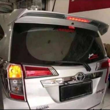 Spoiler Calya Sigra Model TRD / Topi Belakang Calya Putih dll Silver