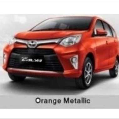 Spoiler Calya Sigra Model TRD / Topi Belakang Calya Putih dll Orange