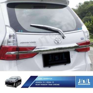 new!! JSL Lis Kaca Belakang Avanza Xenia 2019 Rear Window Trim Chrome