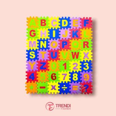 Permainan Edukasi Anak ABCD - Puzzle ABCD