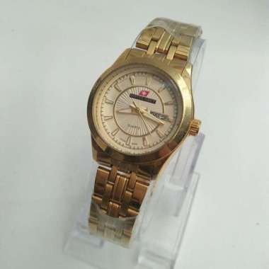 JAM TANGAN SWISS NAVY HC-5860L WANITA FULL GOLD ORIGINAL