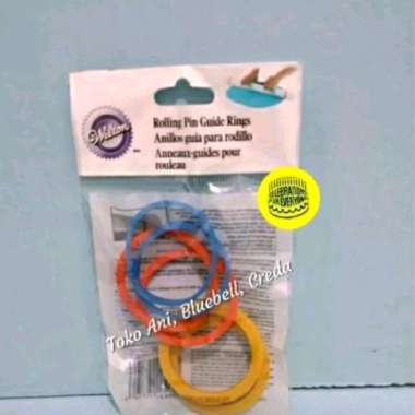 Wilton Rolling Pin Guide Ring Set 3 / Ring Rolling Pin ( 1907-1010 )