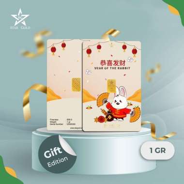 StarGold Logam Mulia Edisi Imlek (Shio Kelinci 4) 0.5 gram