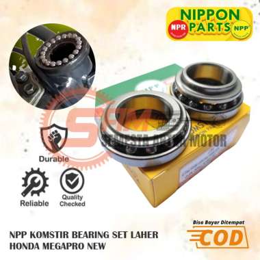 Komstir NPP Honda Megapro New Verza CB150R Bearing Set Laher Mangkok Stang Motor Sport