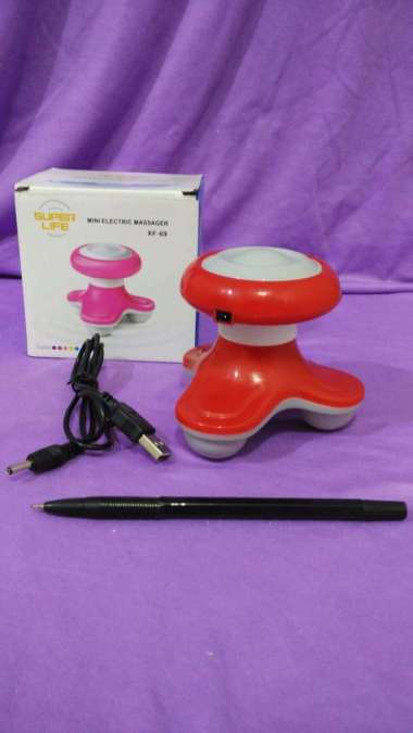 Alat Pijat Mini Elektrik/Mini Electric Massager Portable (usb support)