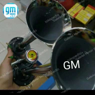 KLAKSON ANGIN AIR HORN 2 TROMPET CICADA 12/24VOLT