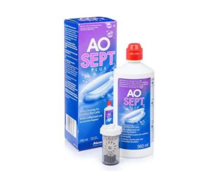 Cairan Softlens AO Sept 360ml / Pembersih Hard Contact Lens