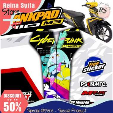 Terlaris!!! Tankpad MIO M3 pelindung dashboard kualitas terbaik termurah sticker variasi motor stick
