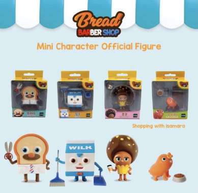 Bread Barbershop Mini Character Official Figure Mr. Bread