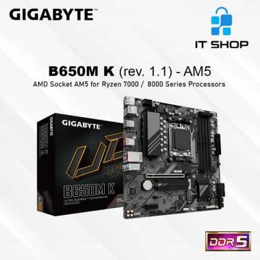 Motherboard Gigabyte B650M K DDR5 - AM5