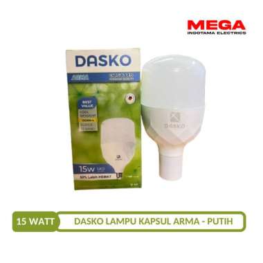 Lampu LED DASKO Arma Kapsul 15 Watt - Cool Daylight