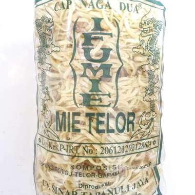 Ifumie Mie Telur Medan 500 gram Cap Naga Dua