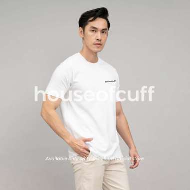 Houseofcuff T-shirt Kaos Polos Pendek Putih Tersedia Size S-4XL Merah S