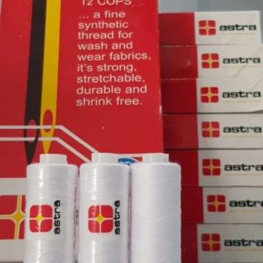 Benang Jahit Astra White Putih