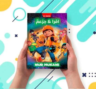 Iqro Hard Cover Gratis Custom Nama Dan Foto Anak Balita Milenial