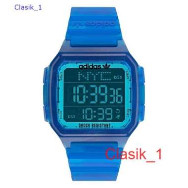 Original 100%!! Adidas AOST22047 DIGITAL ONE GMT Jam Tangan Pria Biru Garansi Resmi 1 Tahun