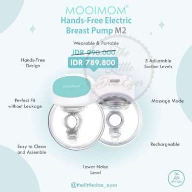 Mooimom Hands-Free Electric Breast Pump M2