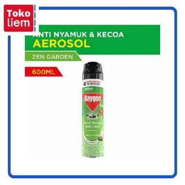 Baygon Insektisida Spray Anti Nyamuk Zen Garden 600mL