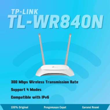 TP-Link Wifi Router TL-WR840N Wireless Router 300 Mbps Original Garansi