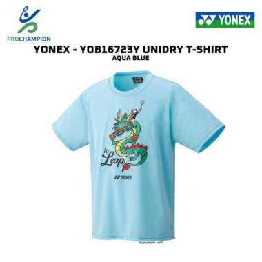 Special Made In Japan !! Kaos Badminton Yonex YOB 16723 Y UniDry Aqua S