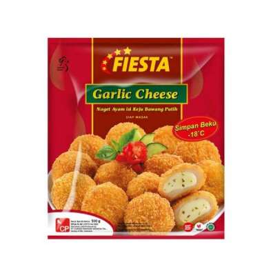 Promo Harga Fiesta Naget Garlic Cheese 500 gr - Blibli