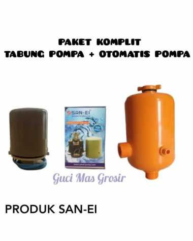 (PAKET) TABUNG POMPA AIR + OTOMATIS SAN - EI