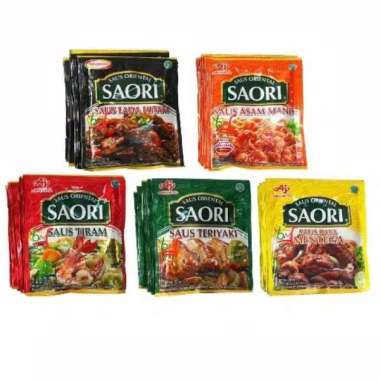 Saori Saos Oriental 23ml Renteng (10 Saset) Saos Tiram