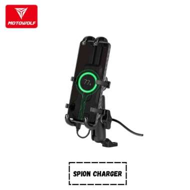 Motowolf Phone Holder Motor Holder Motor Usb Charge Fast Charging SPION CHARGER