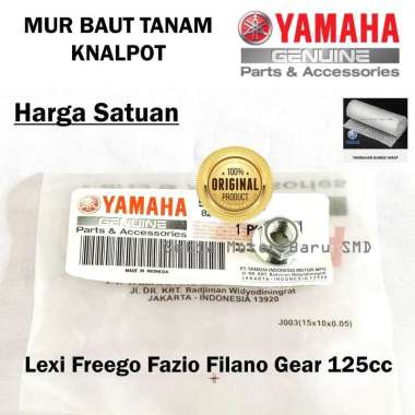Mur Baut Tanam Knalpot Lexi Freego Fazio Filano Gear 125 Asli Original Yamaha Surabaya 957020850000
