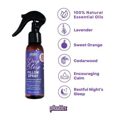 Pillowblox Organic Pillow Linen Spray Lavender for Deep Sleep - 100mL